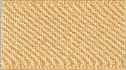 Berisford Honey Gold Double Faced Satin Ribbon 3mm